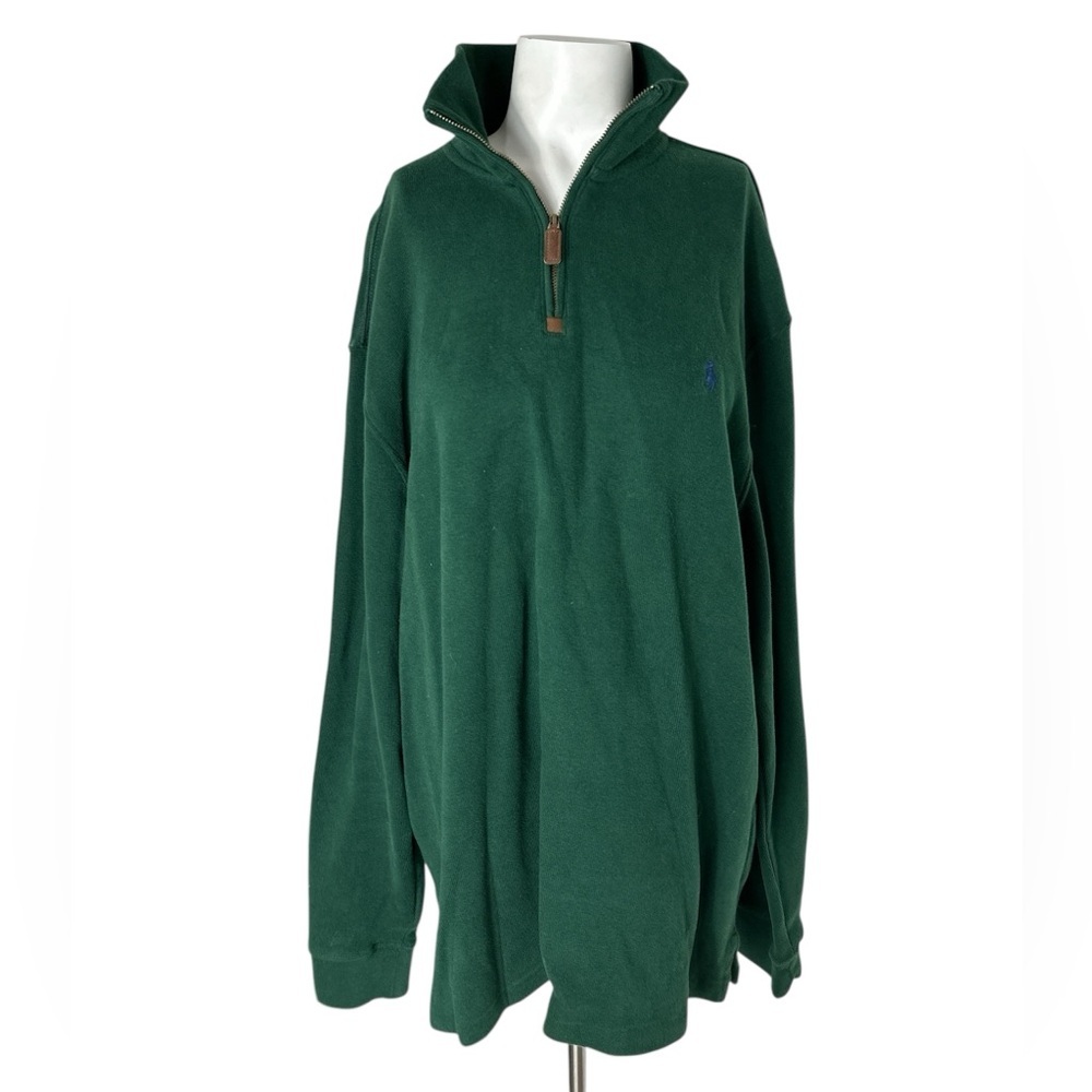 Polo by Ralph Lauren Dark Green Half-Zip Pullover